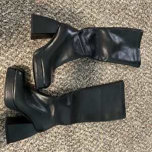 Black Platform Women's Boots